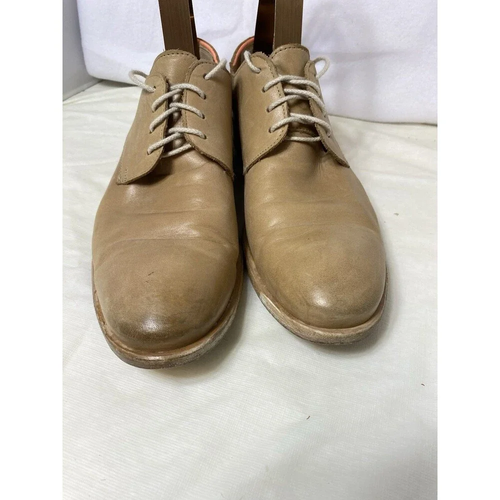 Men's Lloyd Tan Leather Oxfords Made in Germany Style# Gardell US 7.5